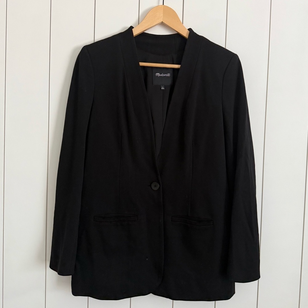 Madewell Tribune Blazer Black